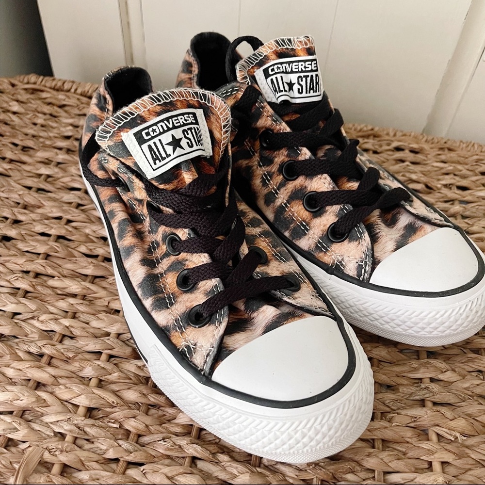 Converse All Star Chucks Ox Leopard Size 6